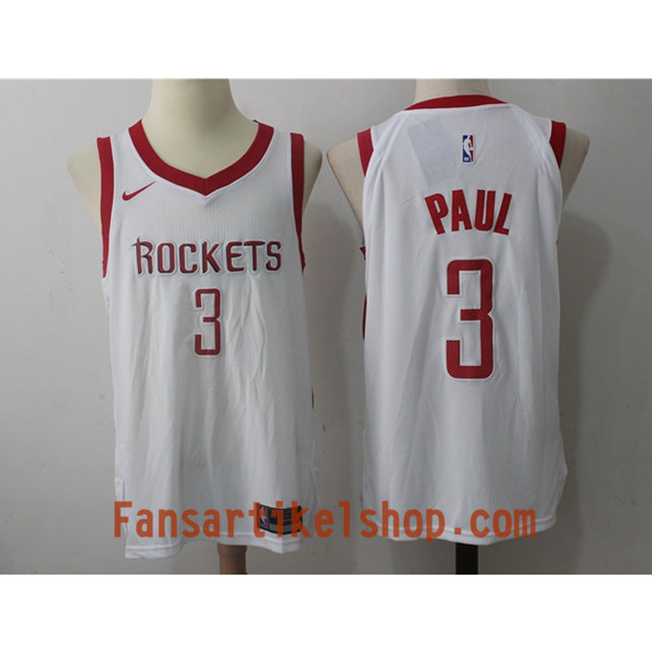 NBA Houston Rockets Trikot Chris Paul 3 Nike 2017-18 Weiß Swingman - Herren NBA Houston Rockets Trikot Chris Paul 3 Nike 2017-18 Weiß Swingman - Herren
